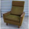 Danish High Back Chair Teak Arm Tops